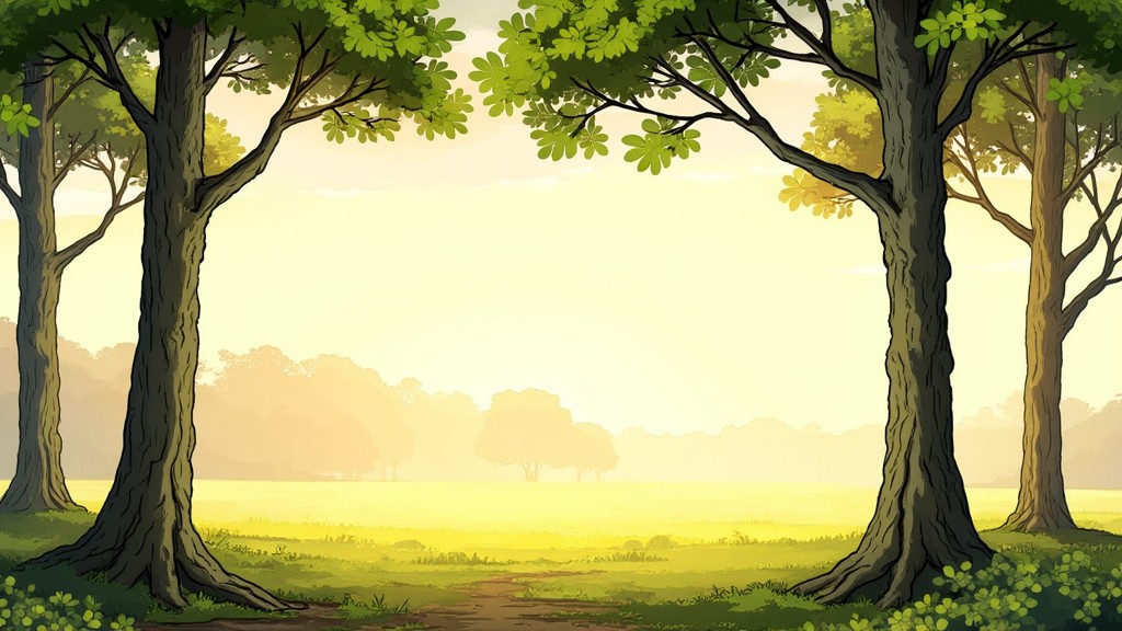 A manhwa-styled illustration of a North Indian rosewood